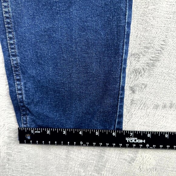 & Denim Women's Straight Length Ankle Jeans High Waist Mid Rise Blue Size 8 - Picture 9 of 10